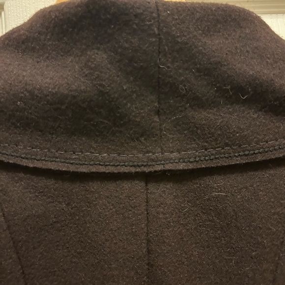 Cole Haan Wool & Baby Alpaca Brown Jacket Sz 6 - Picture 6 of 12